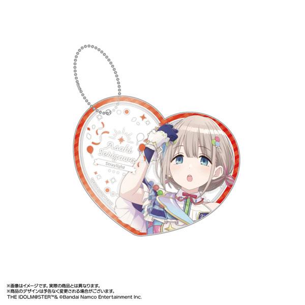 [預訂] 偶像大師 閃耀色彩 掛件立牌，芹澤朝日，心形設計。