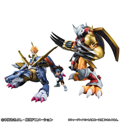 [預訂] Precious G.E.M.系列 數碼暴龍 鋼鐵加魯魯獸＆石田大和 完成品模型（再售）《26年1月預約》