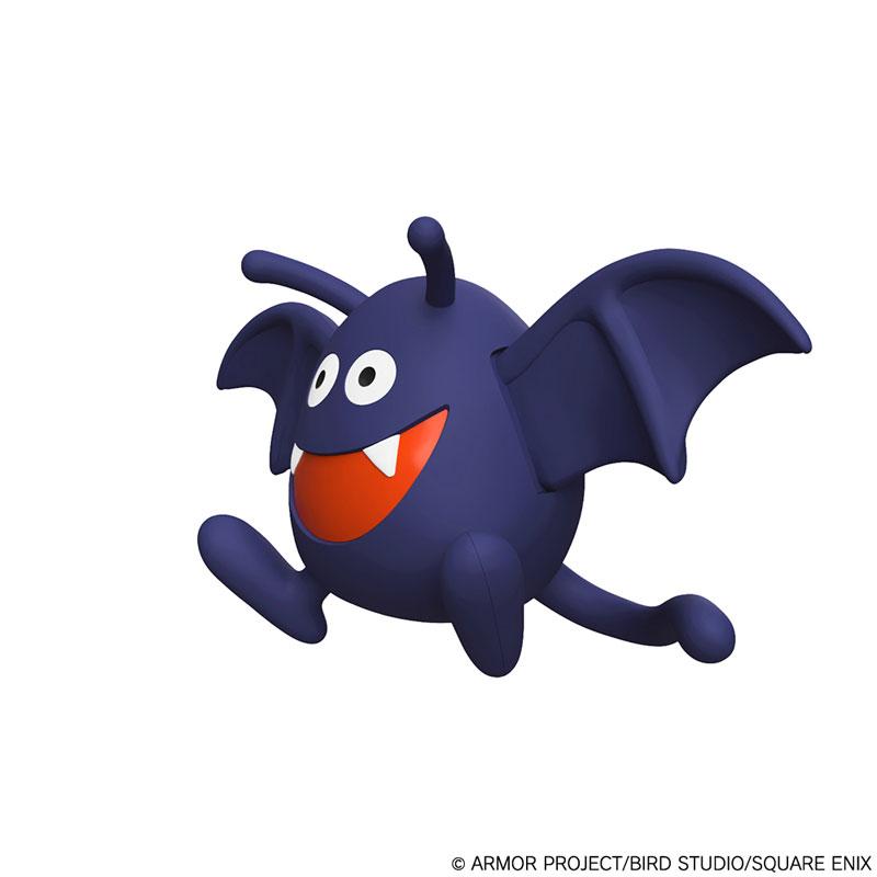 [預訂] 勇者鬥惡龍 史萊姆蝙蝠 塑膠模型，帶翅膀和尖牙的藍色怪物。