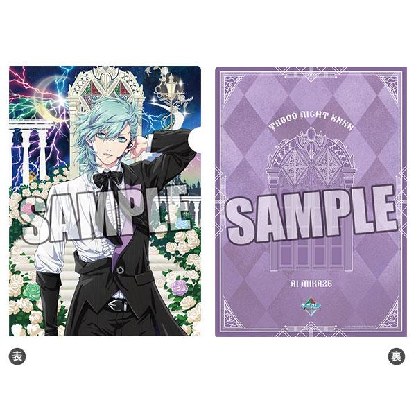 劇場版 歌之王子殿下 美風藍 透明文件夾，主視覺設計，包含正面全身像及背面花紋圖案。