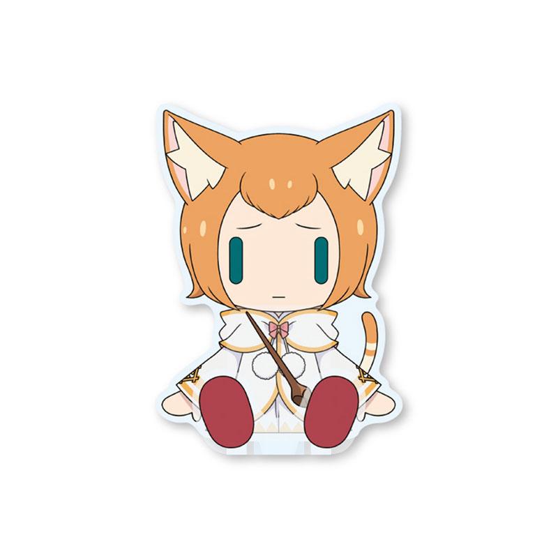 [預訂] 黑塔羅·帕爾巴頓坐姿吉祥物，白色外套，棕色魔杖。