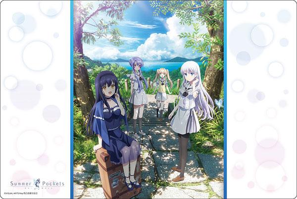 [預訂] 武士道橡膠墊Collection V2 Vol.1725 TV動畫『Summer Pockets』設計，四位角色在海邊小徑。
