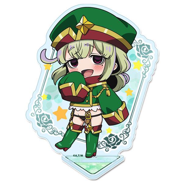 [預訂] TV動畫「我想成為魔法少女」獵豹立牌，卡通風格，綠色軍裝造型角色。