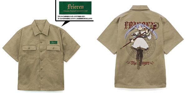 [預訂] 葬送的芙莉蓮 芙莉蓮 刺繡工作襯衫/SAND KHAKI-XL《25年9月預約》