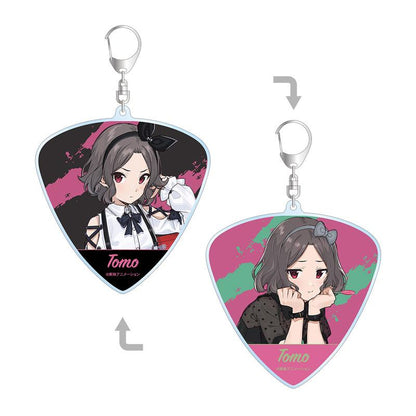 [Pre-order] Girls Band Cry Satoshi Ebizuka Guitar Pick Double-Sided Large Keychain "Pre-order for February 25"