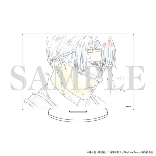 [Pre-order] Standing card "Attack on Titan The Final Season" 16/Levi Akarman (original illustration) "Pre-order for June 24"