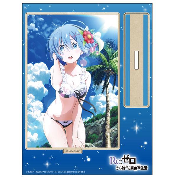 [預訂] Re：從零開始的異世界生活 雷姆 泳裝ver. MOKU臺座，海灘背景。