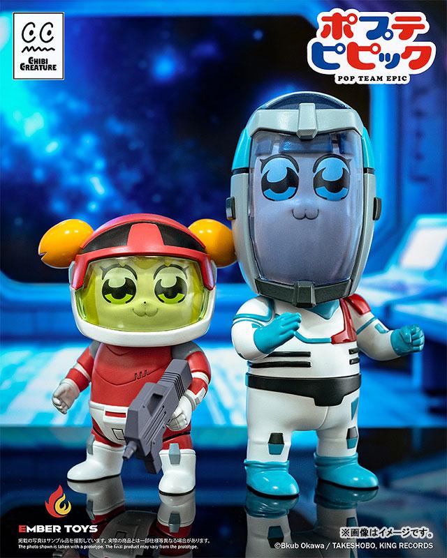 [預訂] Q版 Creature Pop Team Epic Pop子 ＆ Pipi美 Spacesuit Ver. 軟膠模型《25年9月預約》