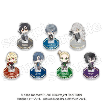黑執事寄宿學校篇交換立牌，包含七款角色設計。