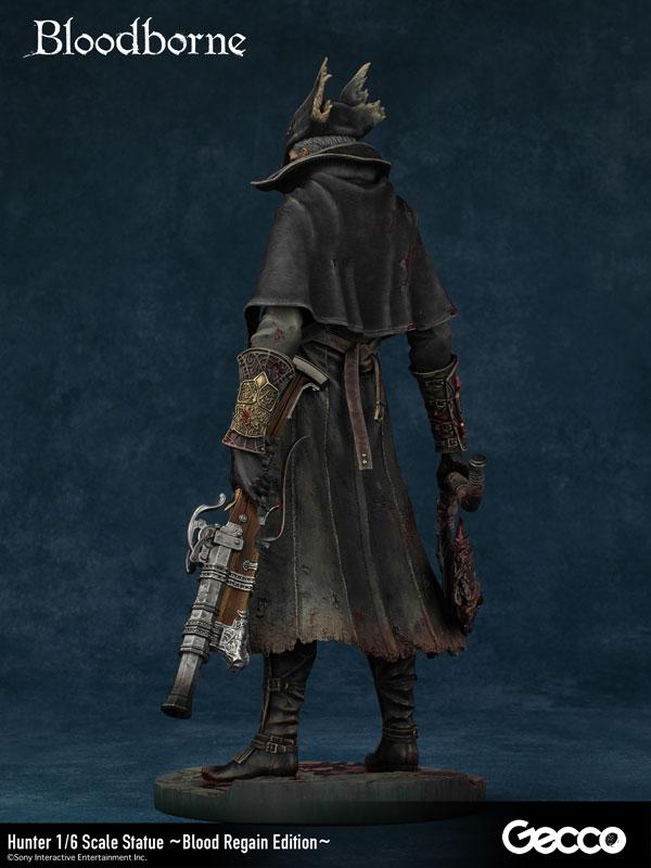 Bloodborne 獵人 1/6比例雕像 Blood Regain Edition 背影。