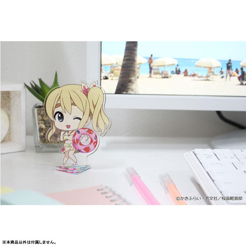 [預訂] K-ON！輕音少女 琴吹紬 泳裝ver.立牌，手持泳圈，眨眼微笑。