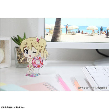 [預訂] K-ON！輕音少女 琴吹紬 泳裝ver.立牌，手持泳圈，眨眼微笑。