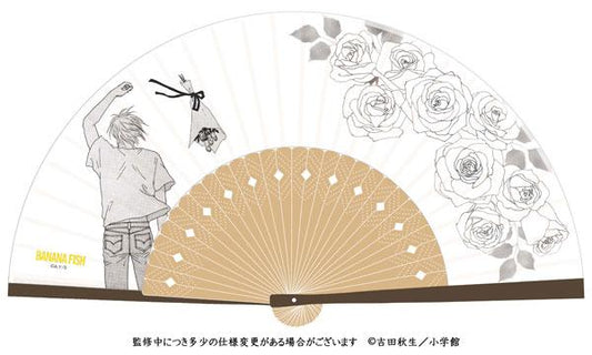 [預訂] BANANA FISH 扇子(袋套裝) 亞修·林克斯/9朵玫瑰（再販）《25年8月預約》