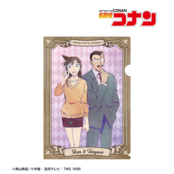 [預訂] 名偵探柯南 毛利蘭＆毛利小五郎 Ani-Art 第9彈 透明文件夾設計圖。