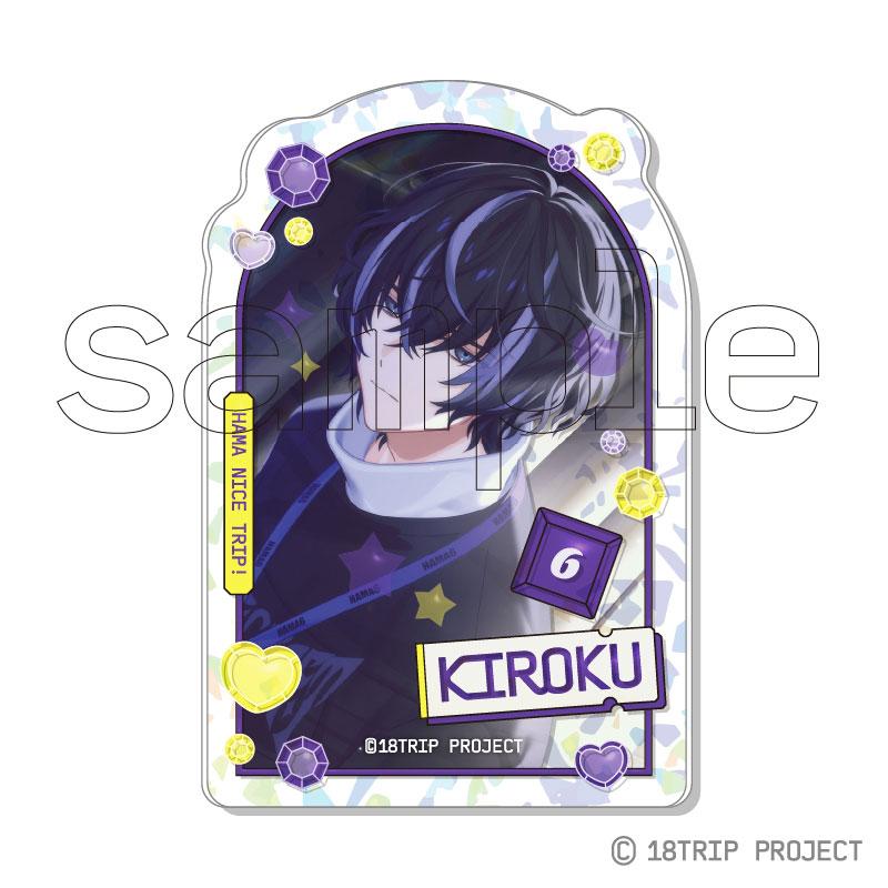 [預訂] 18TRIP 珠寶牌Collection Vol.2其中一款設計，角色立牌，含寶石裝飾及「KIROKU」文字。