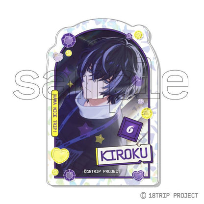 [預訂] 18TRIP 珠寶牌Collection Vol.2其中一款設計，角色立牌，含寶石裝飾及「KIROKU」文字。