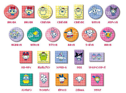 [預訂] 這個那個小CAN徽章 Tamagotchi×三麗鳥角色 46個入BOX《24年11月預約》