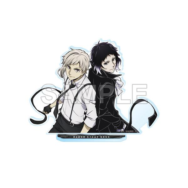 [預訂] 文豪野犬 第5季 立牌：中島敦與芥川龍之介背靠背站立。