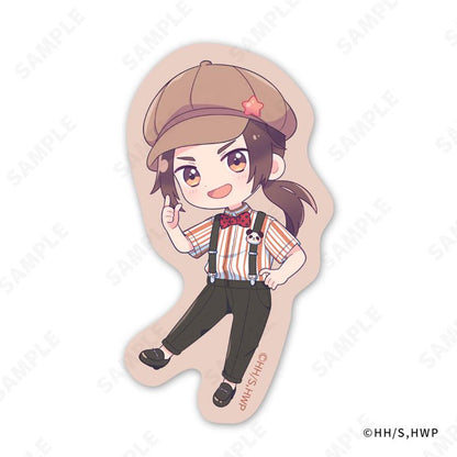 [預訂]義呆利交換貼紙，其中一款設計，人物戴帽子及吊帶，可愛風格。