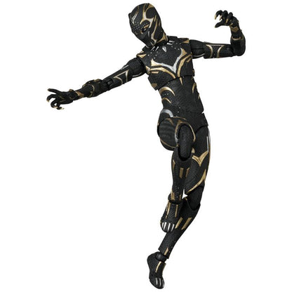MAFEX 黑豹 (瓦干達萬歲) 黑色黃金戰衣動態公仔。