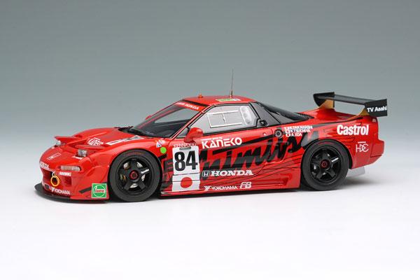紅色本田 NSX GT2 賽車模型，編號84，利曼24小時耐力賽1995年級別冠軍夜間版本。