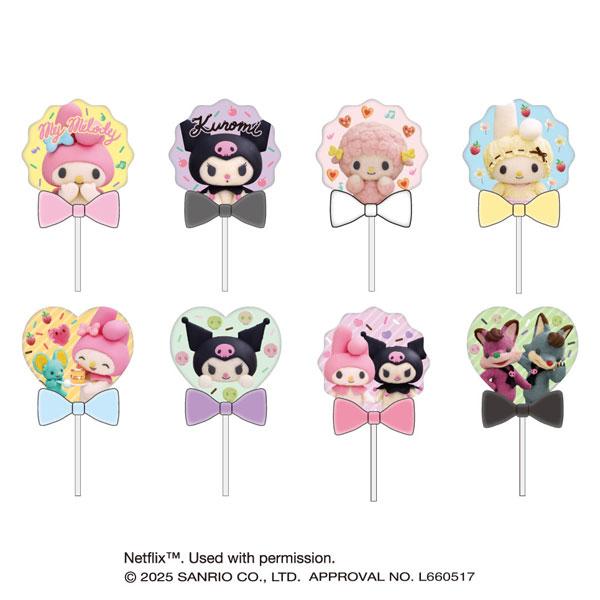 [預訂] Netflix 系列「My Melody & Kuromi」糖果造型鑰匙圈 8 個入 BOX《25年9月預約》
