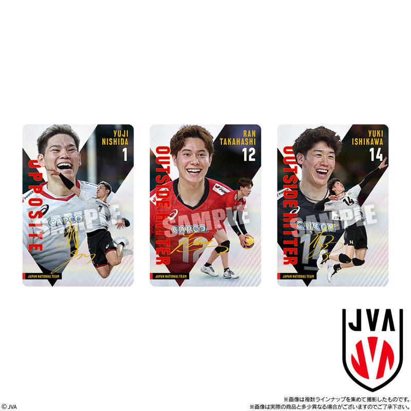 [預訂] JAPAN NATIONAL VOLLEYBALL TEAM 雙子威化餅 2025　20個入BOX (食玩)《25年10月預約》