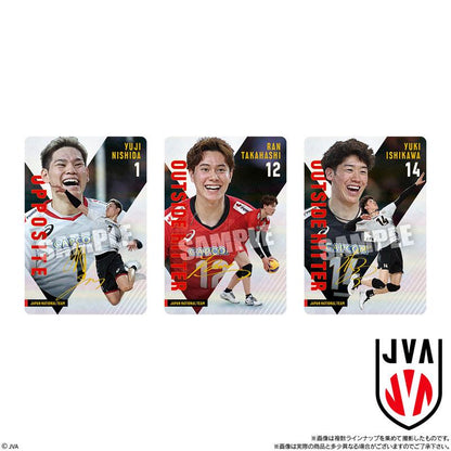 [預訂] JAPAN NATIONAL VOLLEYBALL TEAM 雙子威化餅 2025　20個入BOX (食玩)《25年10月預約》