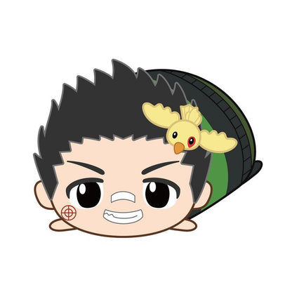 [預訂] 坂本日常 圓滾滾吉祥物，其中一款設計圖示，頭上有小鳥。