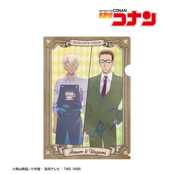 [預訂] 名偵探柯南文件夾：安室透穿著圍裙，風見裕也穿著西裝，Ani-Art第9彈設計。