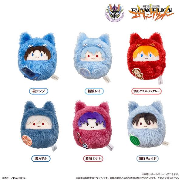 [預訂] 新世紀福音戰士 蓬鬆公仔掛飾 6個入BOX《26年1月預約》