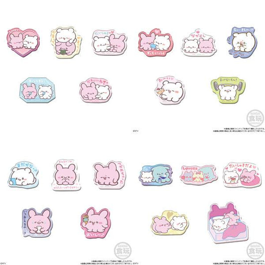 [Pre-order] Loveeeeeeez character magnet stickers 14 pieces in BOX (food and toys) "Pre-order in December 2024"