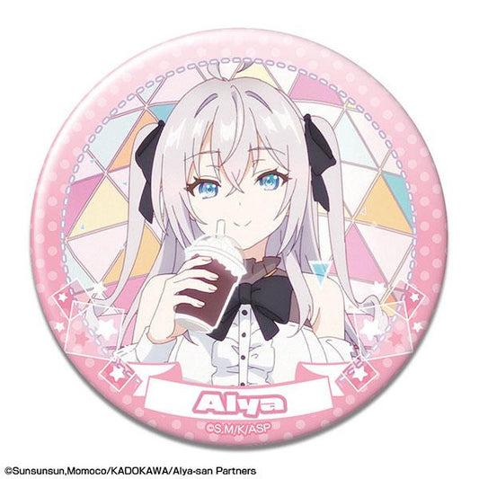 [Pre-order] TV animation "Ellie's classmate next to me who occasionally whispers in Russian to hide her shame" Badge design 07 (Ellie/G) "Reservation for November 24"