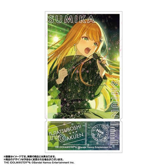 [預訂] 學園偶像大師 票券風模切貼紙 vol.2 紫雲清夏《25年10月預約》