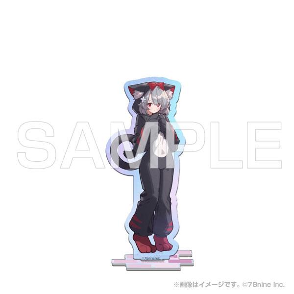 附身於我與黑神的心靈諮詢所 動物玩偶裝極光立牌，角色穿著動物裝。