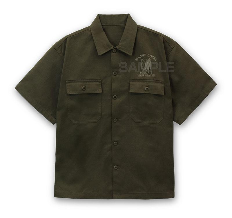 [預訂] 進擊的巨人 調查兵團 工作襯衫 Ver.2.0/MOSS-L《25年8月預約》