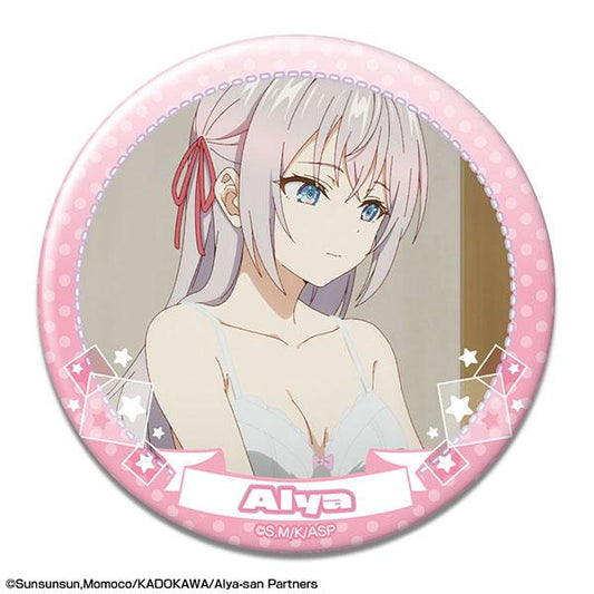 [Pre-order] TV animation "Ellie's classmate next to me who occasionally speaks softly in Russian to hide her shame" Badge design 04 (Ellie/D) "Reservation for November 24"