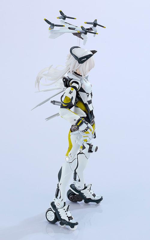 [預訂] 少女發動機 MOTORED CYBORG RUNNER SSX_155ar “KINETIC ASH”人偶，白色裝甲，附帶無人機。