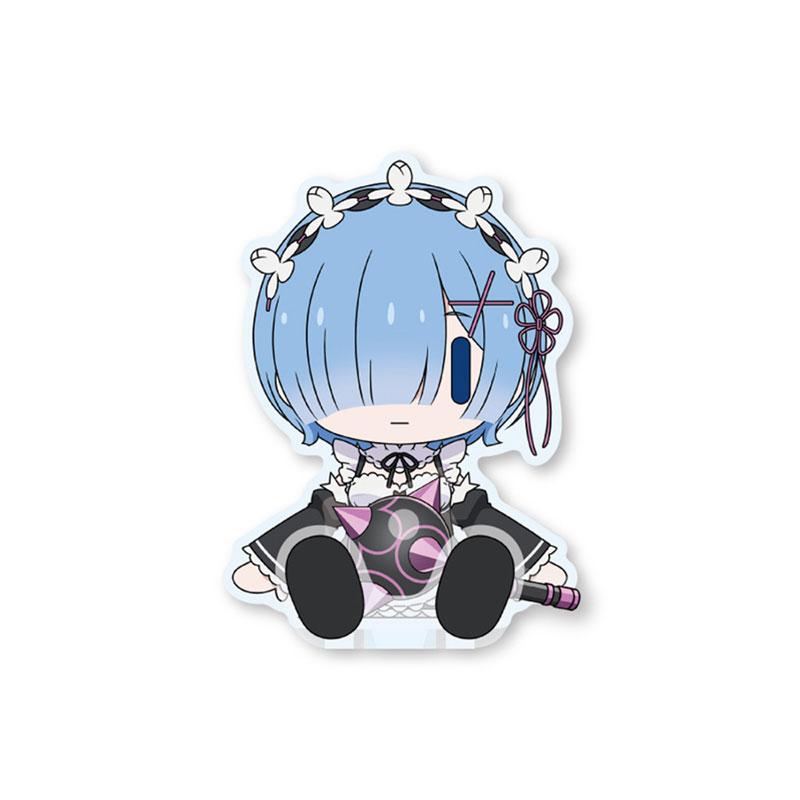 [預訂] 雷姆坐姿吉祥物，手持武器，Q版造型。