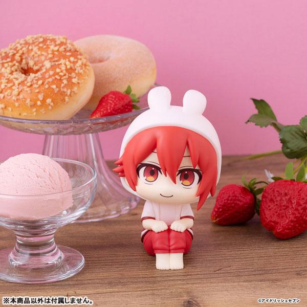 [預訂] LookUp 偶像星願 七瀨陸 完成品模型：跪坐姿勢，兔子帽，搭配甜甜圈、草莓和冰淇淋。