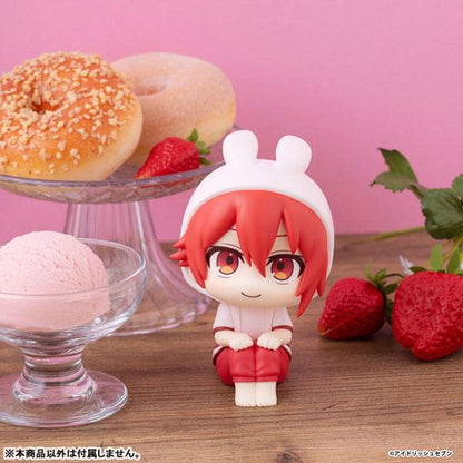 [預訂] LookUp 偶像星願 七瀨陸 完成品模型：跪坐姿勢，兔子帽，搭配甜甜圈、草莓和冰淇淋。
