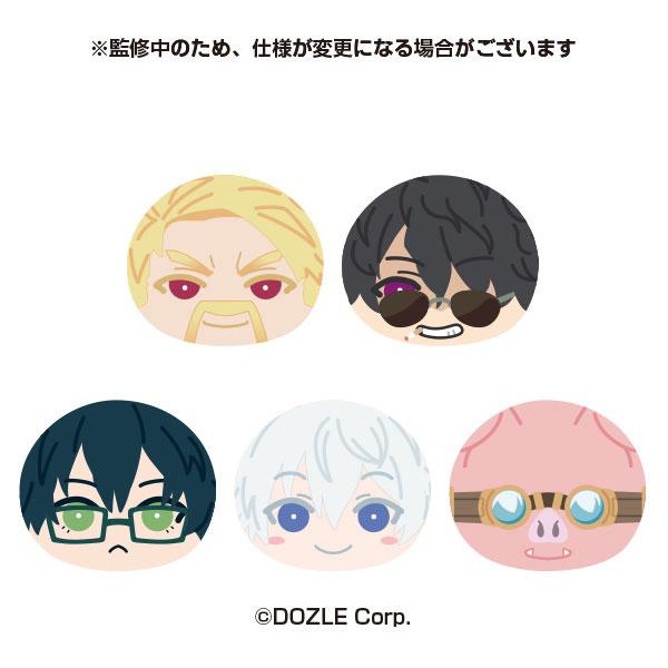 [預訂] Dozle社 小豆袋饅頭吉祥物 5個入BOX，展示其中五款不同設計。