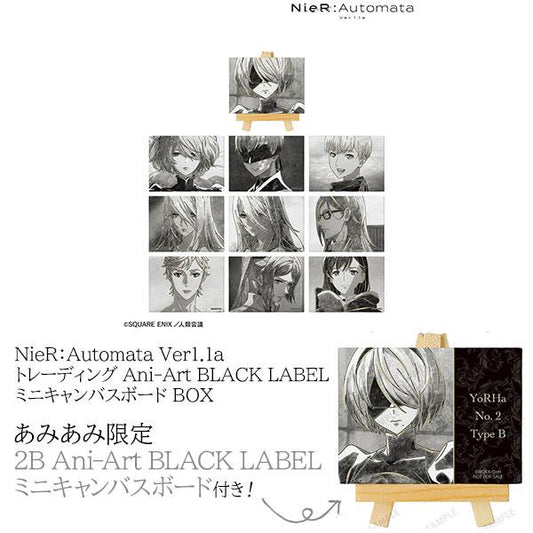 [預訂](amiami限定特典) NieR：Automata Ver1.1a 交換 Ani-Art BLACK LABEL 迷你帆布畫 BOX《25年4月預約》