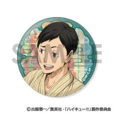 排球少年！！浴衣全息徽章，10個入BOX其中一款設計圖。