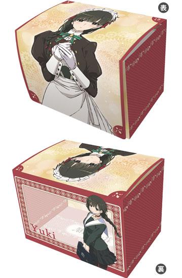 [預訂] 女僕冥土小姐「雪」角色牌組收納盒MAX NEO，展示正面和反面設計。