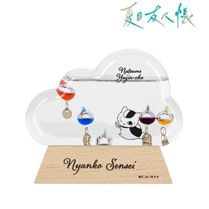 [預訂] 夏目友人帳 貓咪老師 雲形玻璃浮球溫度計《25年12月預約》
