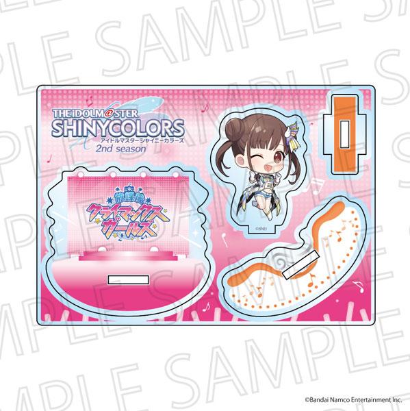 動畫「偶像大師 閃耀色彩 2nd season」搖晃立牌，園田智代子Q版眨眼造型。