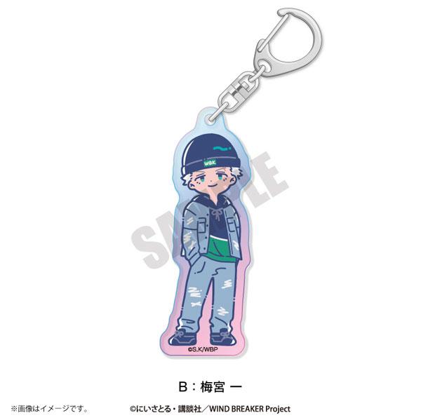 [預訂] 防風少年 Retro Pop 極光鑰匙扣 B 梅宮一站立全身像