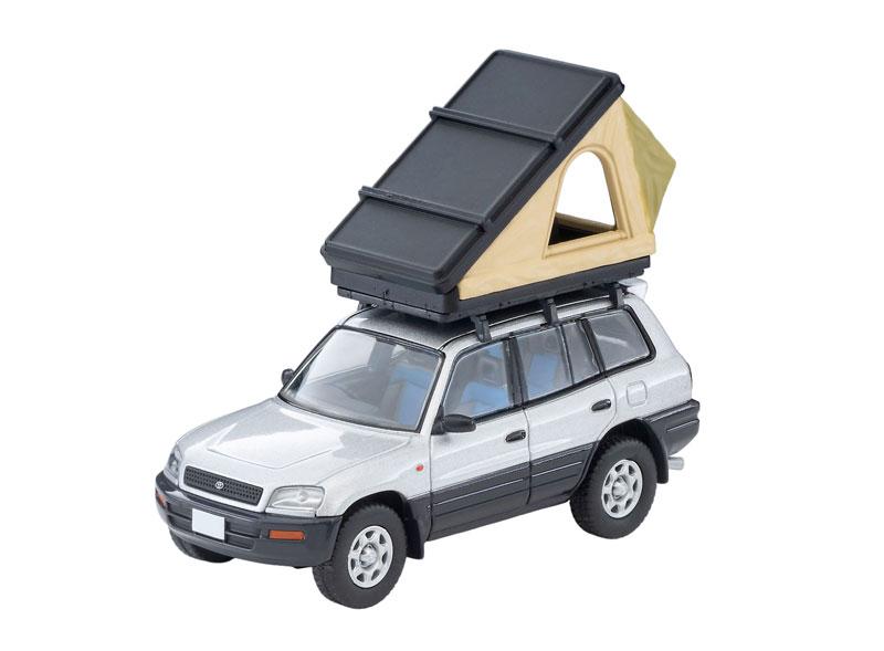 [預訂] Tomica Limited Vintage Neo LV-N354c 豐田 RAV4J V (銀) 帳篷、附模型《26年1月預約》
