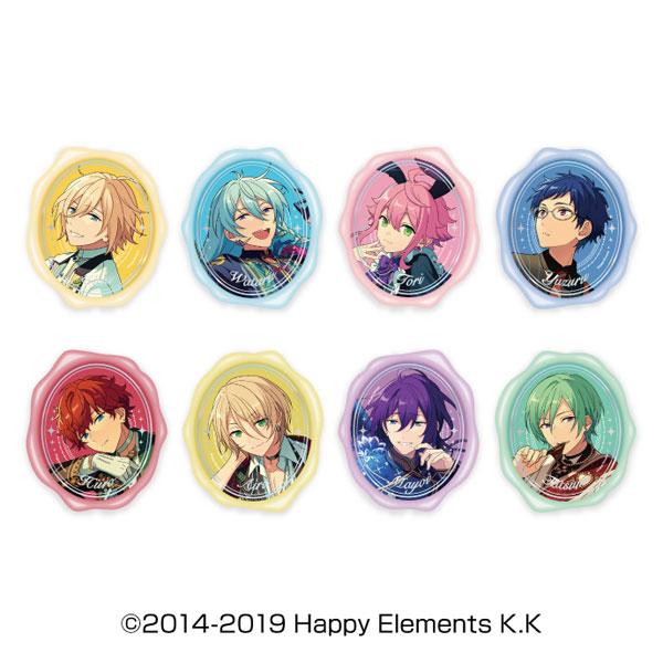 [預訂] 偶像夢幻祭 Dbox 密封透明貼紙：8個入BOX設計展示。